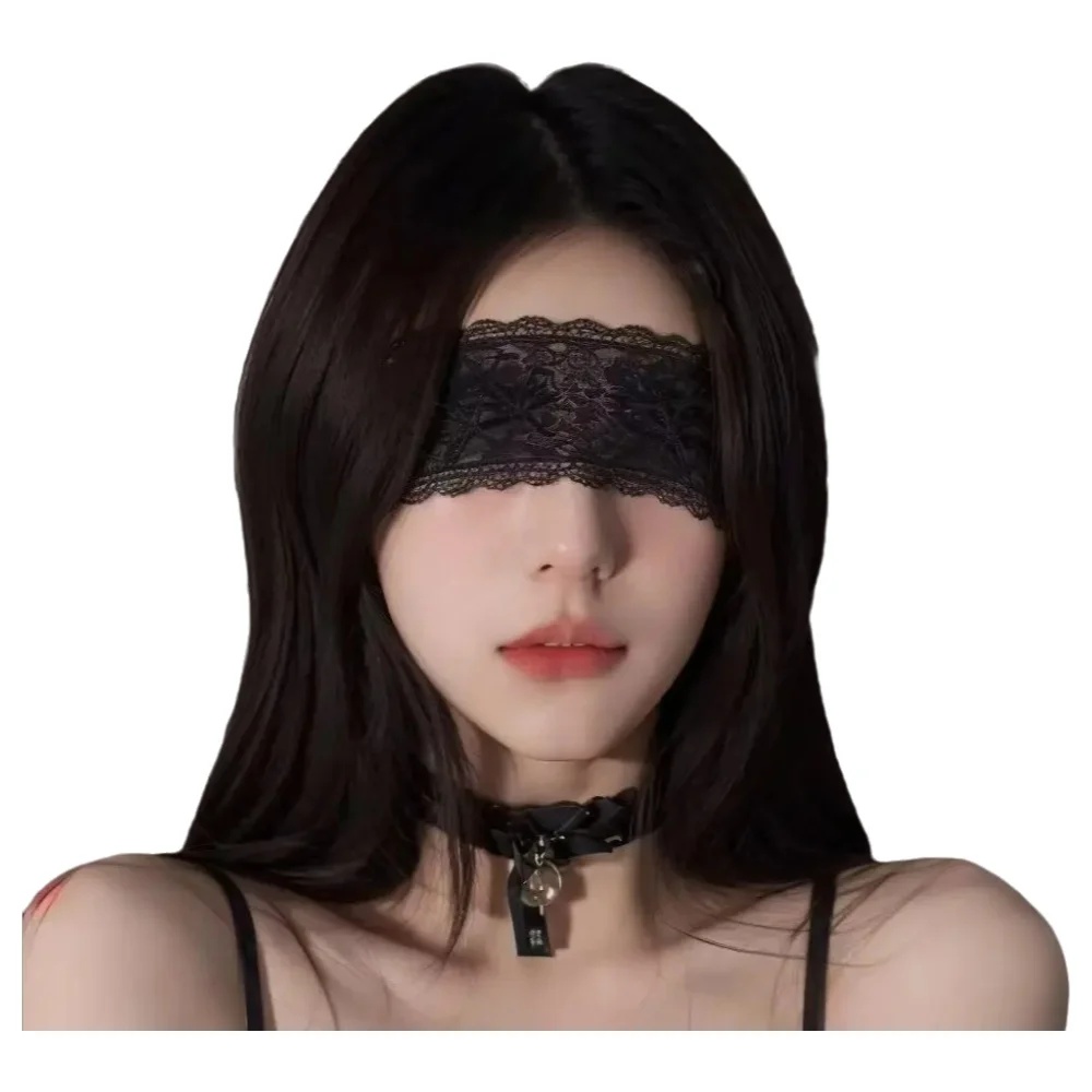 Men'S Accessories - セクシーなレースアイマスク ブラックフローラル目隠し 女性男性カップル用 ロールプレイコスチュームアクセサリー ハロウィンパーティー用品