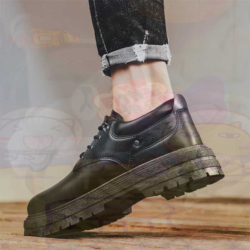 Men'S Accessories Gift Ideas - ダーク天然皮革ファッショントレーナーテニスメンズスニーカーファッション紳士靴品質スニーカースポーツ低価格健康