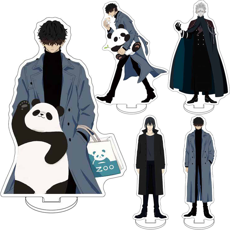 Men Accessories Silver - 16CMアニメ ‌ 休日の悪役ラグナ ‌ フィギュアミスター 悪役レッドヒーローシルバーレンジャーアクリルスタンドコスオーナメントギフト