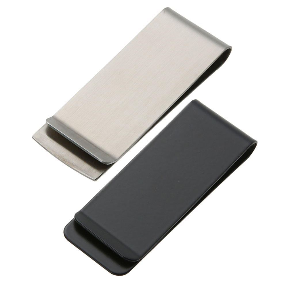 Money Clip Slim - ステンレス鋼マネークリップ金属財布クリップ多機能スリムマネークリップ軽量小型マネークリップ父親やボーイフレンド用