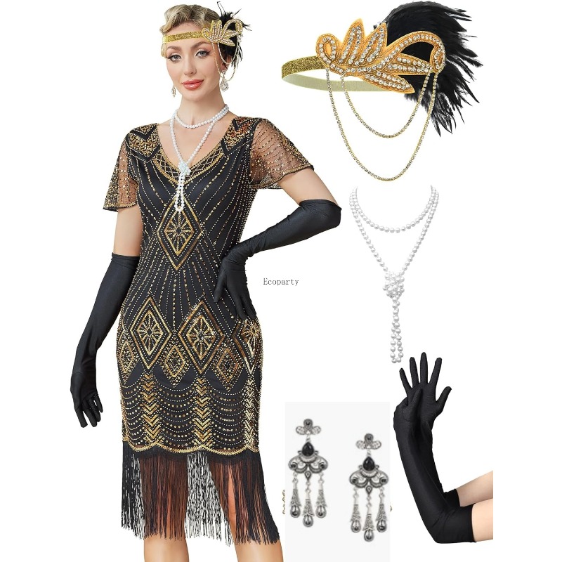 Men'S Accessories In The 1920S - 20年代風女性用ドレス、グレート・ギャツビー風ドレス、女性用ローリング・トゥエンティーズ風ドレス、シアービーズスリーブコスチューム、アクセサリー付き衣装