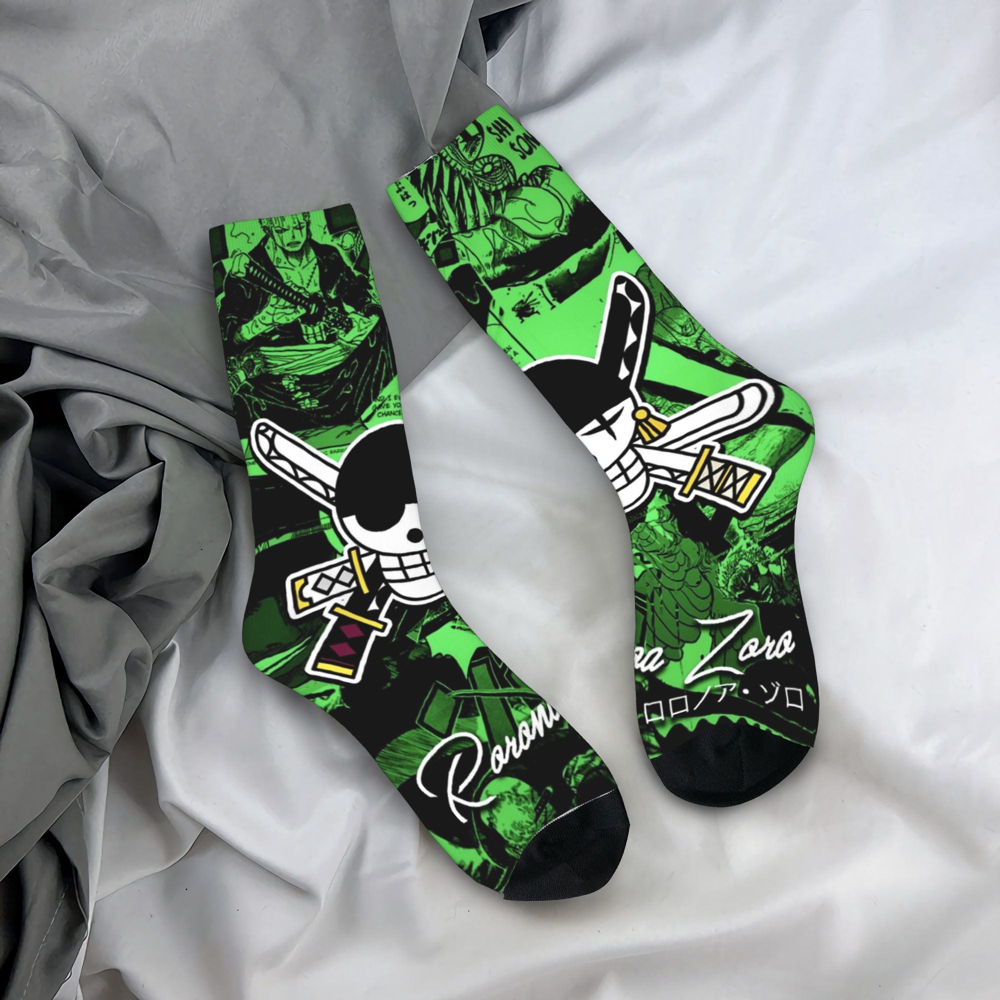 Men'S Accessories Gift Ideas - ルフィのワンピース ソックス アクセサリー メンズ レディース サッカーソックス