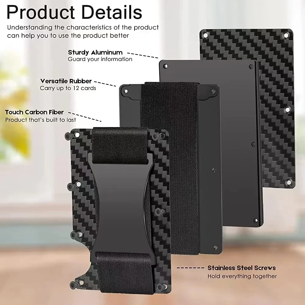 名刺入れ ビジネスカードホルダー 名刺ケース 卓上 RFID - Money Clip Slim のレビューと価格