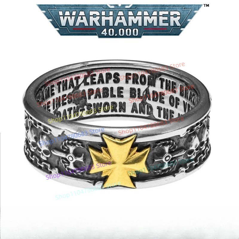 40Kブラックテンプラーズ十字軍誓約指輪 高品質コレクタブル - Quality Men'S Accessories のレビューと価格