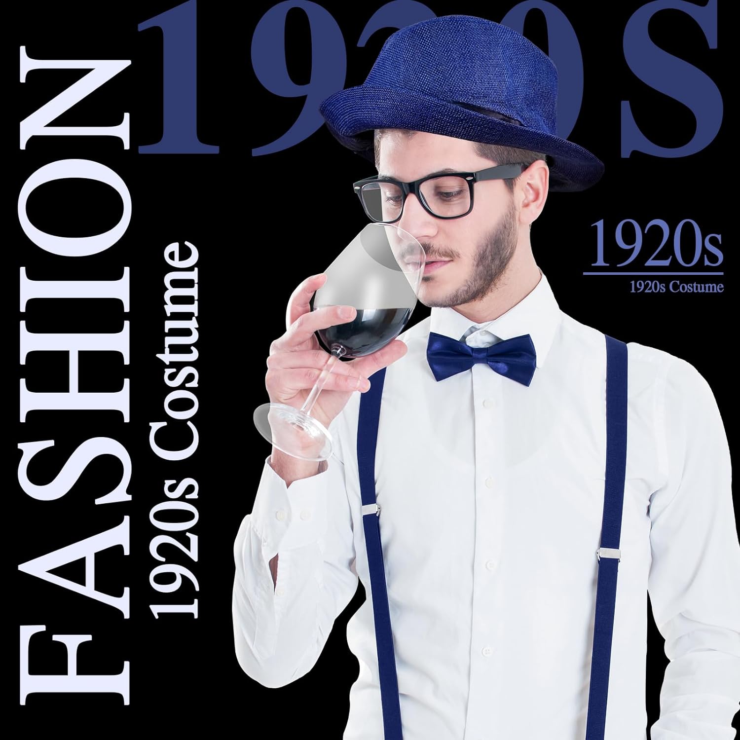 ハロウィンコスプレ 1920 年代男性アクセサリーセット轟音 - Men'S Accessories In The 1920S のレビューと価格