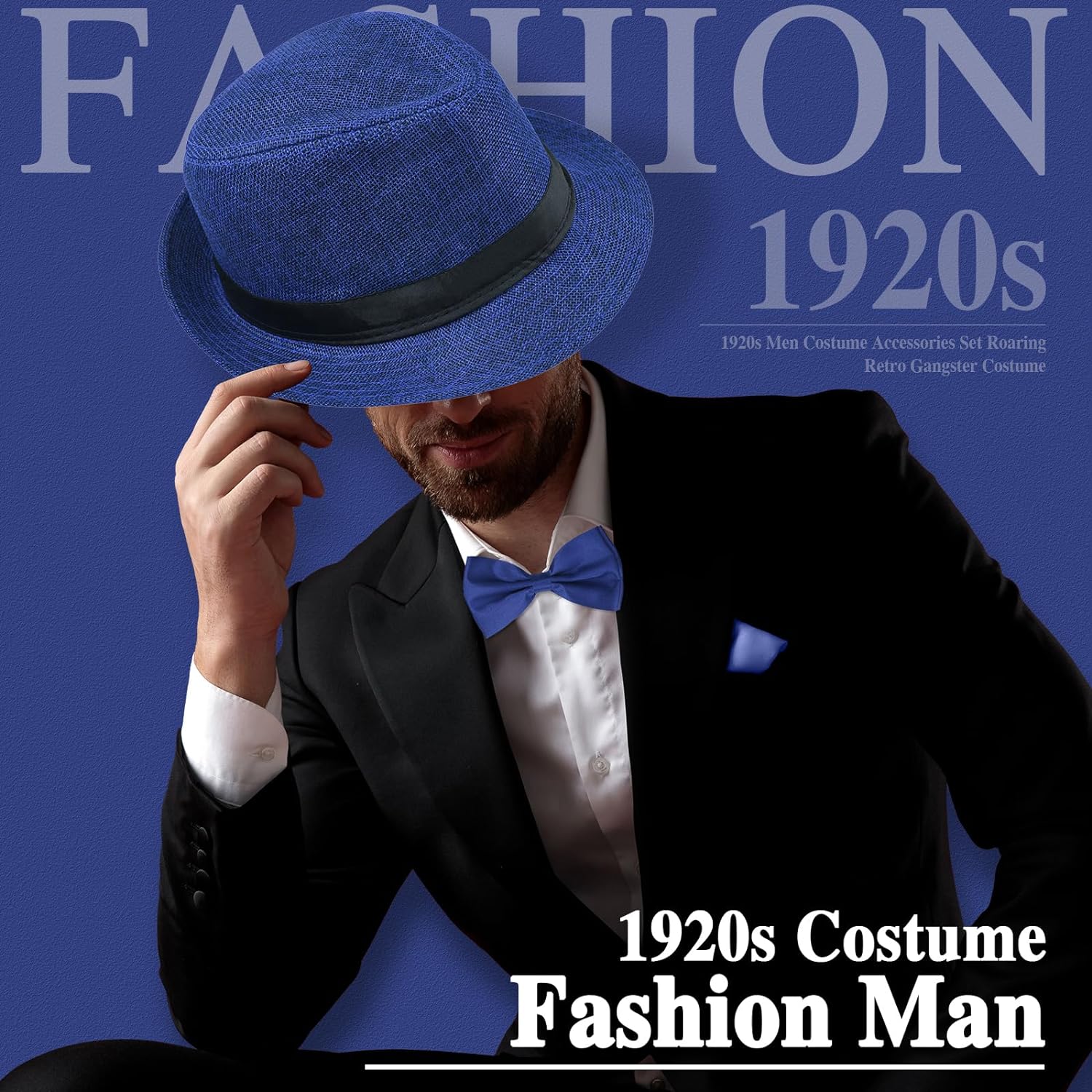 ハロウィンコスプレ 1920 年代男性アクセサリーセット轟音 - Men'S Accessories In The 1920S のレビューと価格