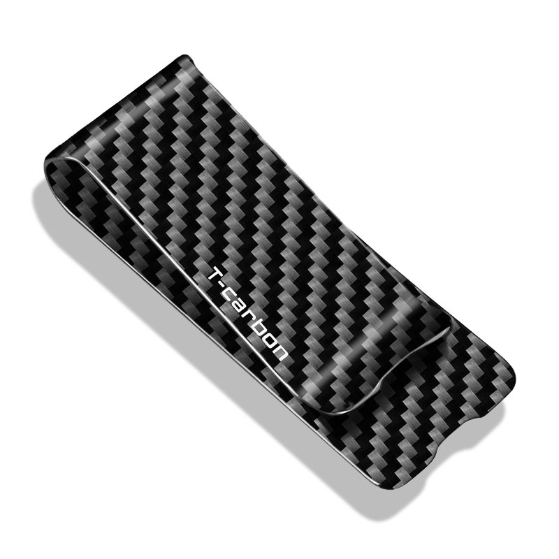 カーボンファイバーマネークリップ現金クレジットカードフロント - Money Clip Slim のレビューと価格