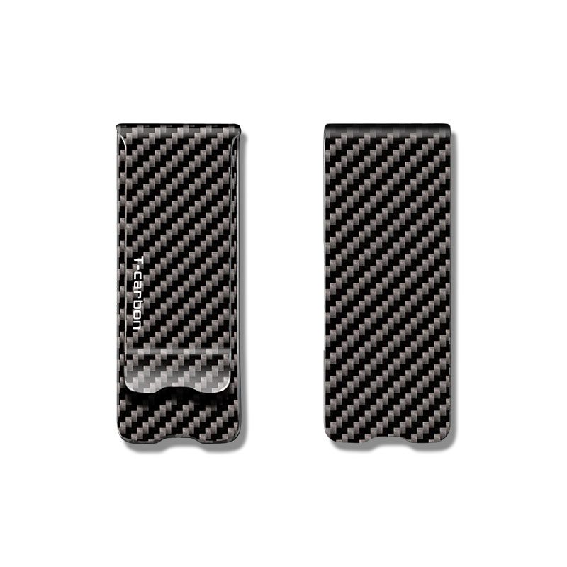 カーボンファイバーマネークリップ現金クレジットカードフロント - Money Clip Slim のレビューと価格