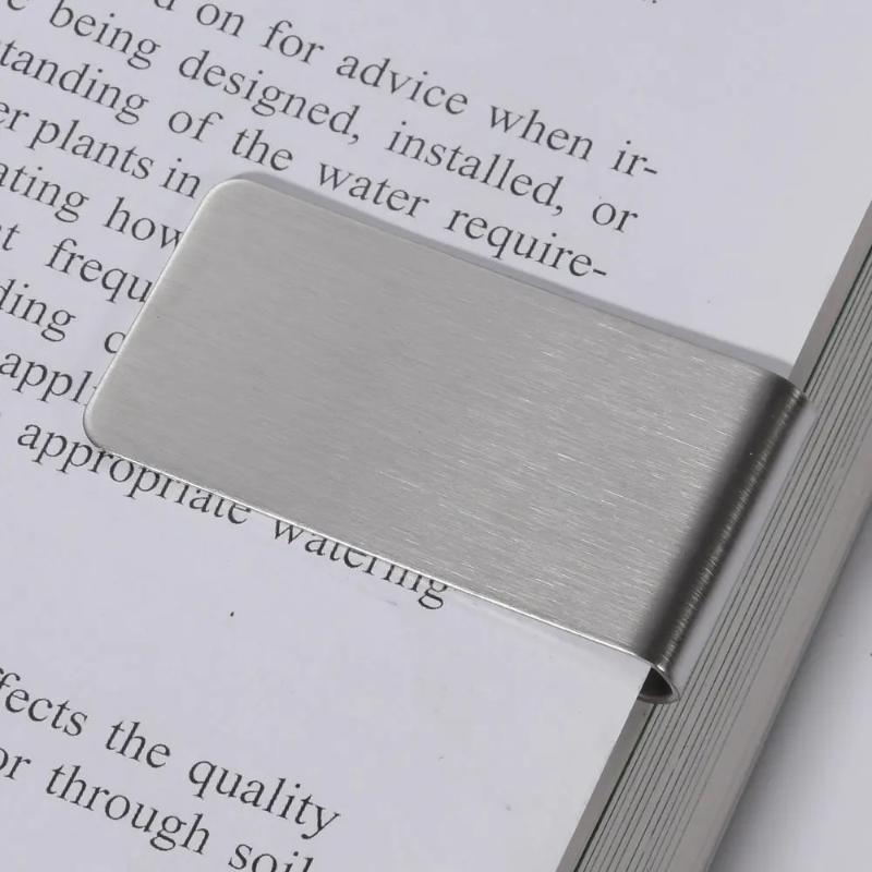 スリムなステンレス製メンズマネークリップ、携帯用傷防止IDク - Money Clip Slim のレビューと価格