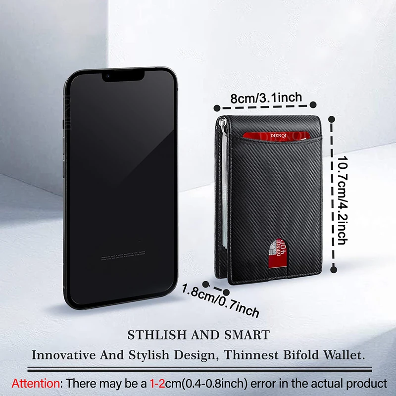 RFID ビジネスカードホルダー メンズ カードウォレット  - Money Clip Slim のレビューと価格