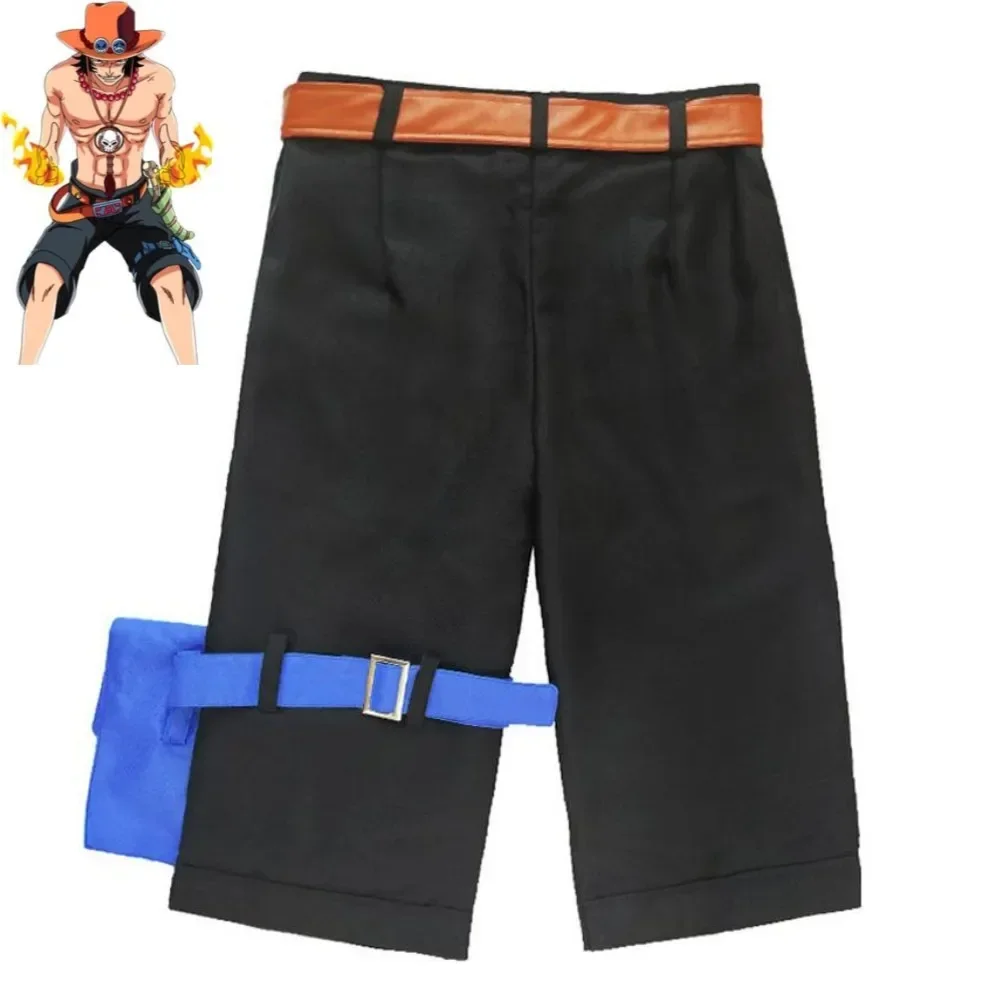 アニメポートガス·D·エースコスプレ衣装白ひげ海賊団黒ショー - Men'S Accessories Japan のレビューと価格