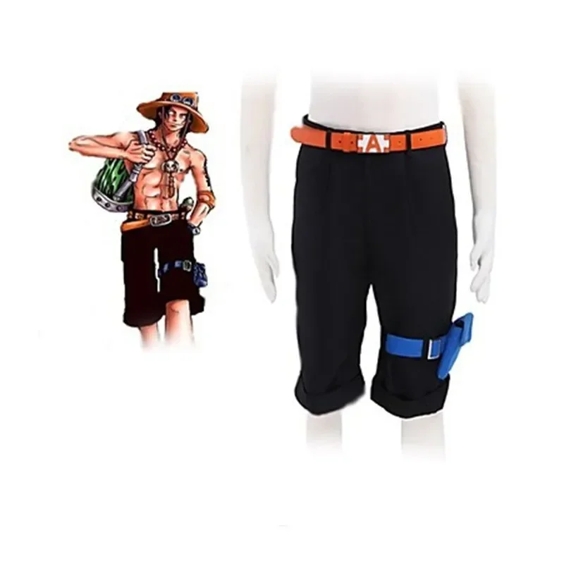 アニメポートガス·D·エースコスプレ衣装白ひげ海賊団黒ショー - Men'S Accessories Japan のレビューと価格