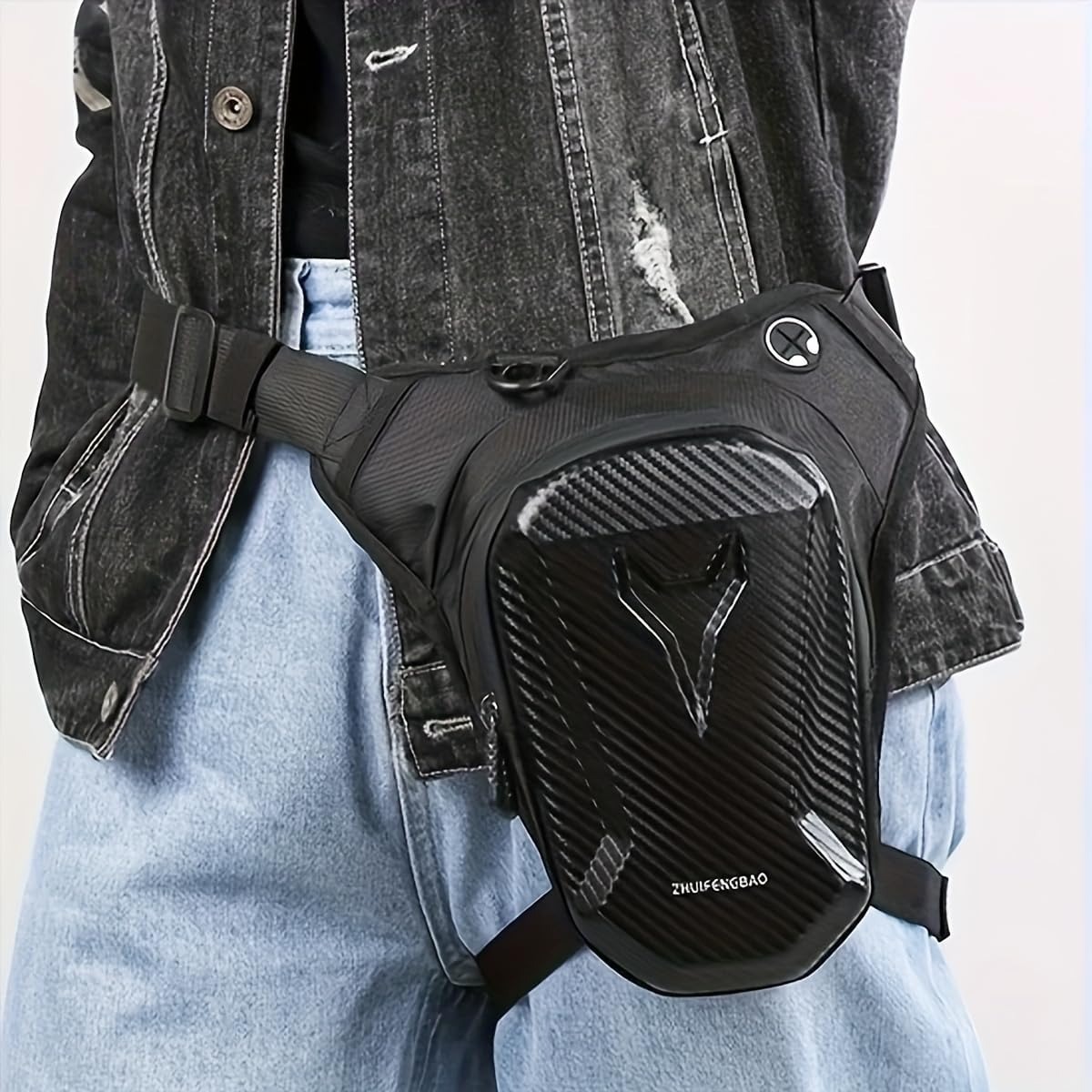 オートバイウエストパックドロップレッグバッグ男性女性バイク乗 - Men Accessories Kit Bag のレビューと価格