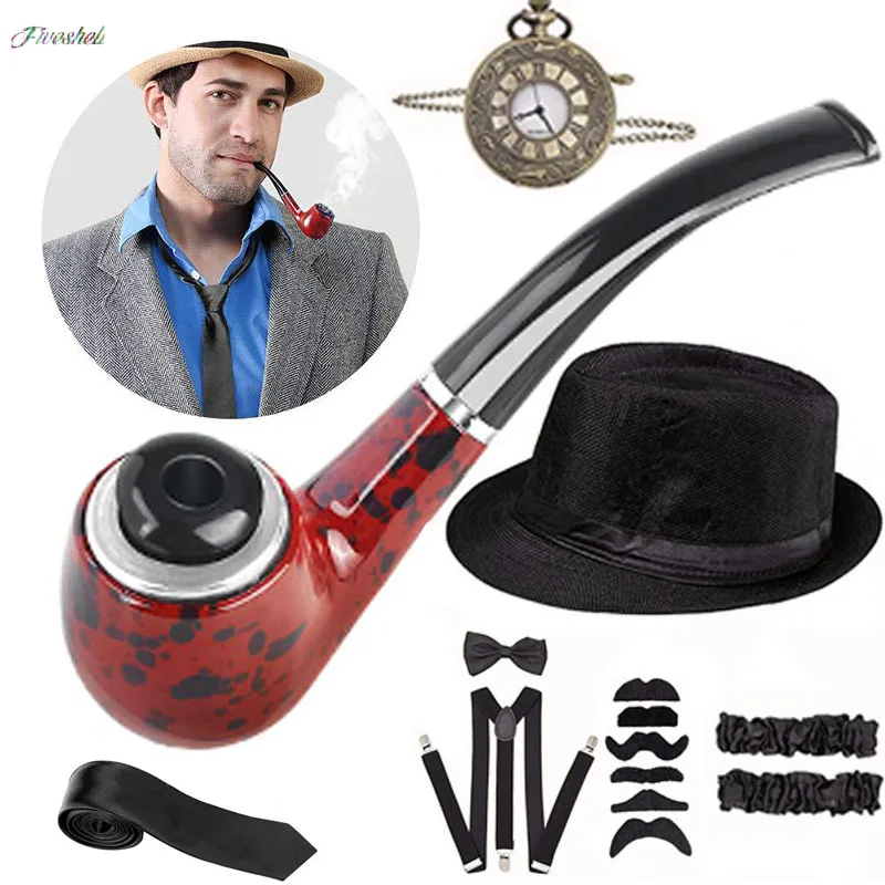 男性のための素晴らしいギャツビーのコスプレ衣装,ハロウィーン - Men'S Accessories In The 1920S のレビューと価格