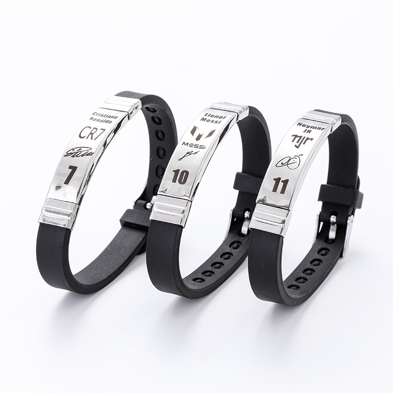 リオネル・メッシクリスティアーノ・ロナウドネイマーサッカース - Men'S Accessories Jewelry Bracelet のレビューと価格