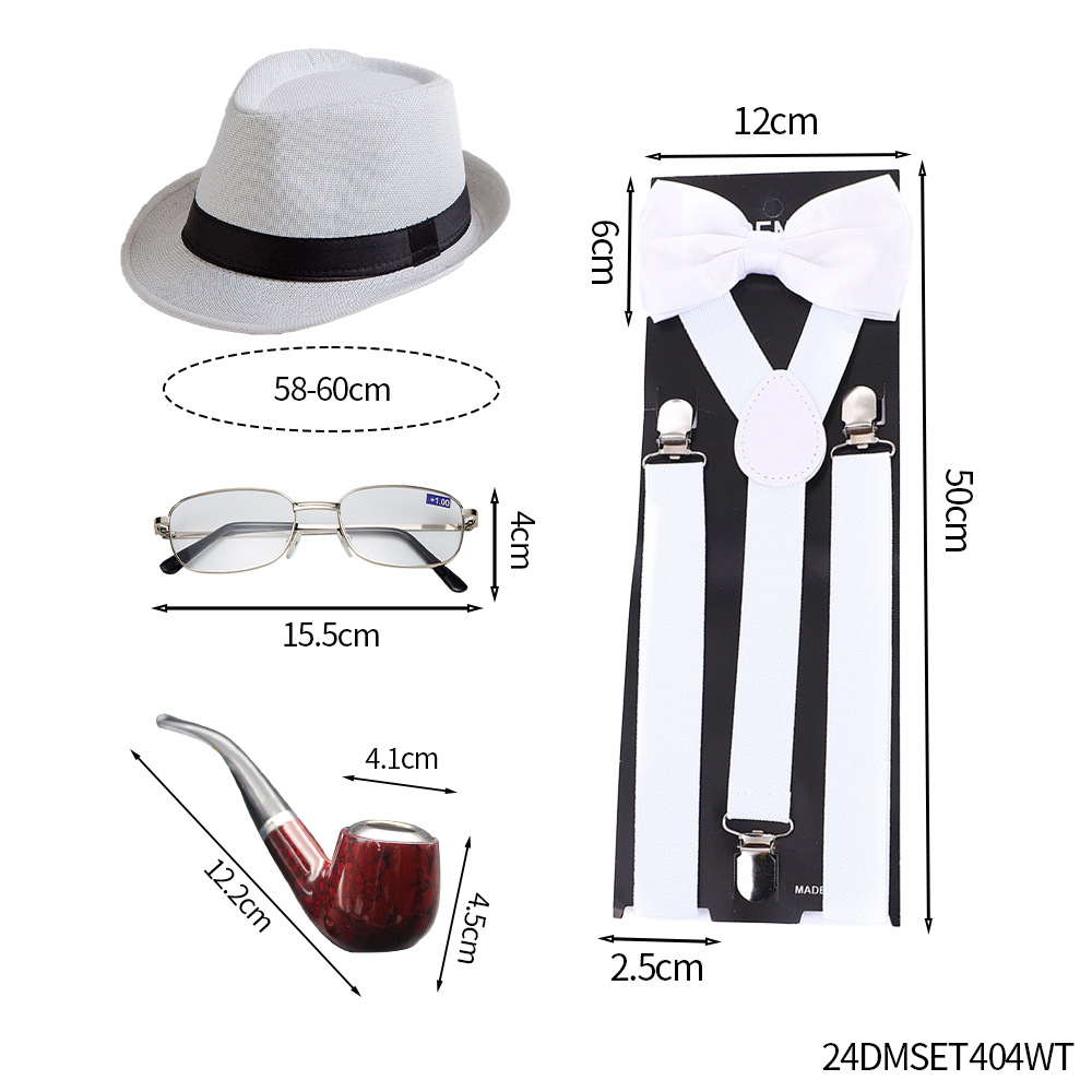 1920年代メンズギャツビーギャングスターコスチューム老人仮 - Men'S Accessories In The 1920S のレビューと価格