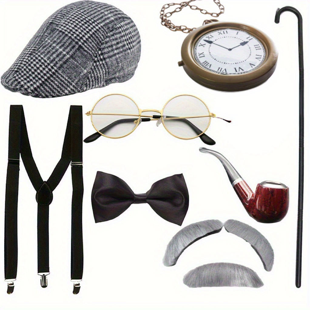 1920年代メンズギャツビーギャングスターコスチューム老人仮 - Men'S Accessories In The 1920S のレビューと価格