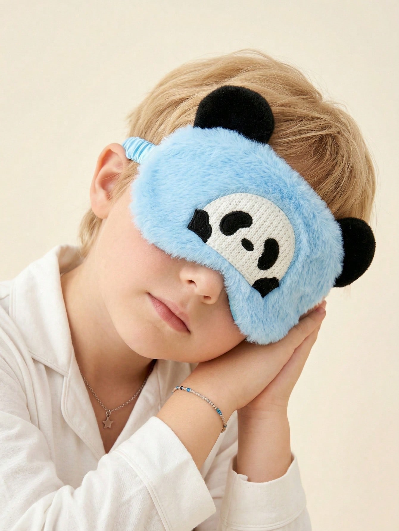 1pc 14-16Y ぬいぐるみパンダスリープアイマスクソフ - Men'S Accessories のレビューと価格