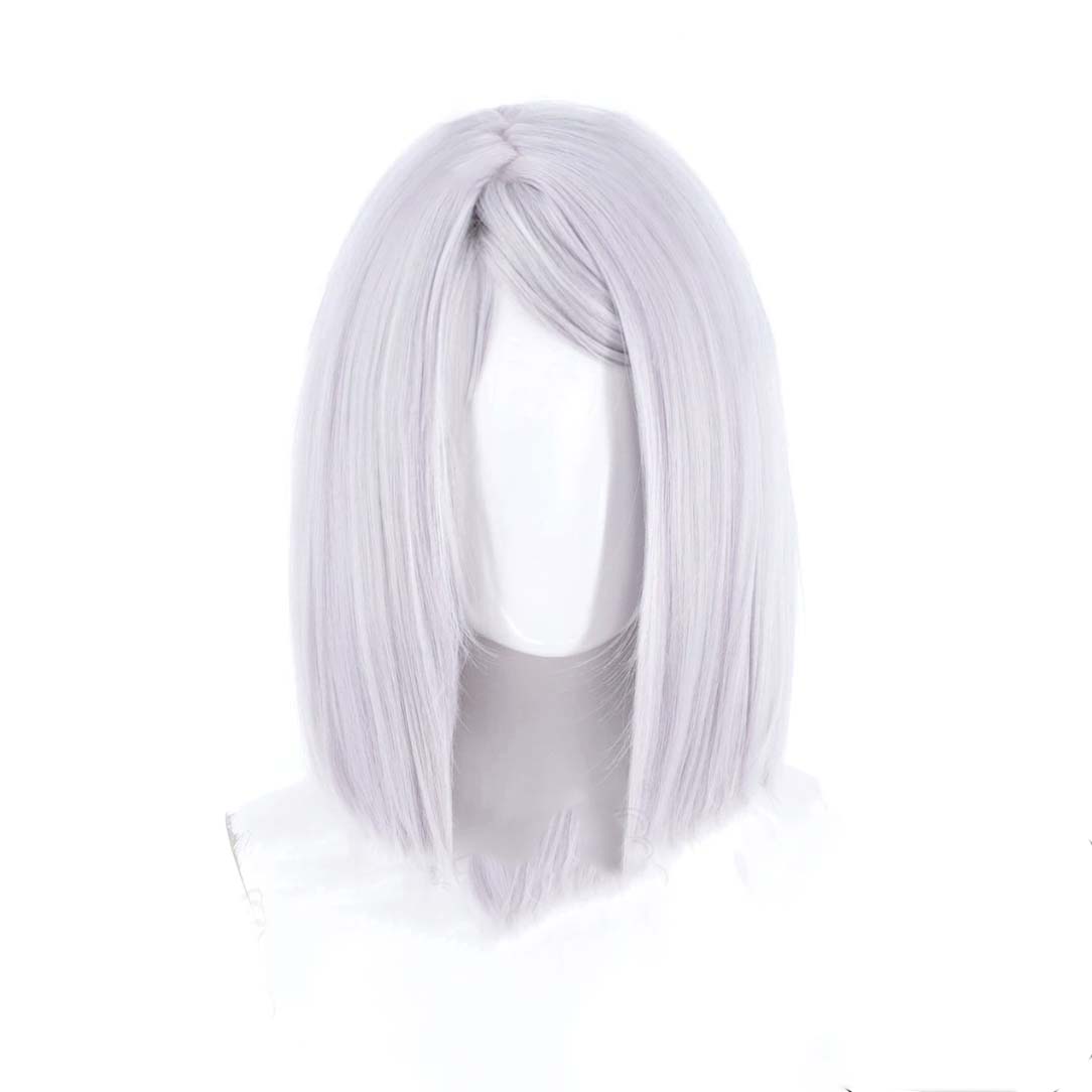 女性用ヤニネコ・イモコ・サトウ コスプレウィッグ シルバーホ - Men Accessories Silver のレビューと価格