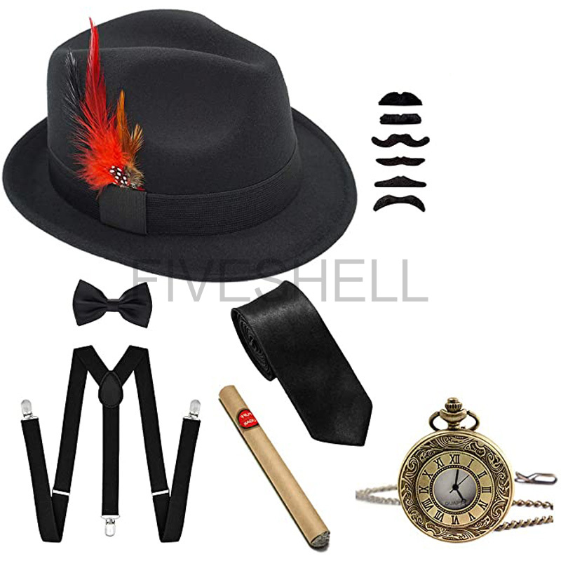 1920s-16ピースのきらびやかなランジェリー,変装アクセ - Men'S Accessories In The 1920S のレビューと価格