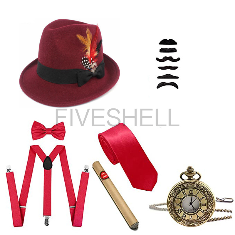1920s-16ピースのきらびやかなランジェリー,変装アクセ - Men'S Accessories In The 1920S のレビューと価格