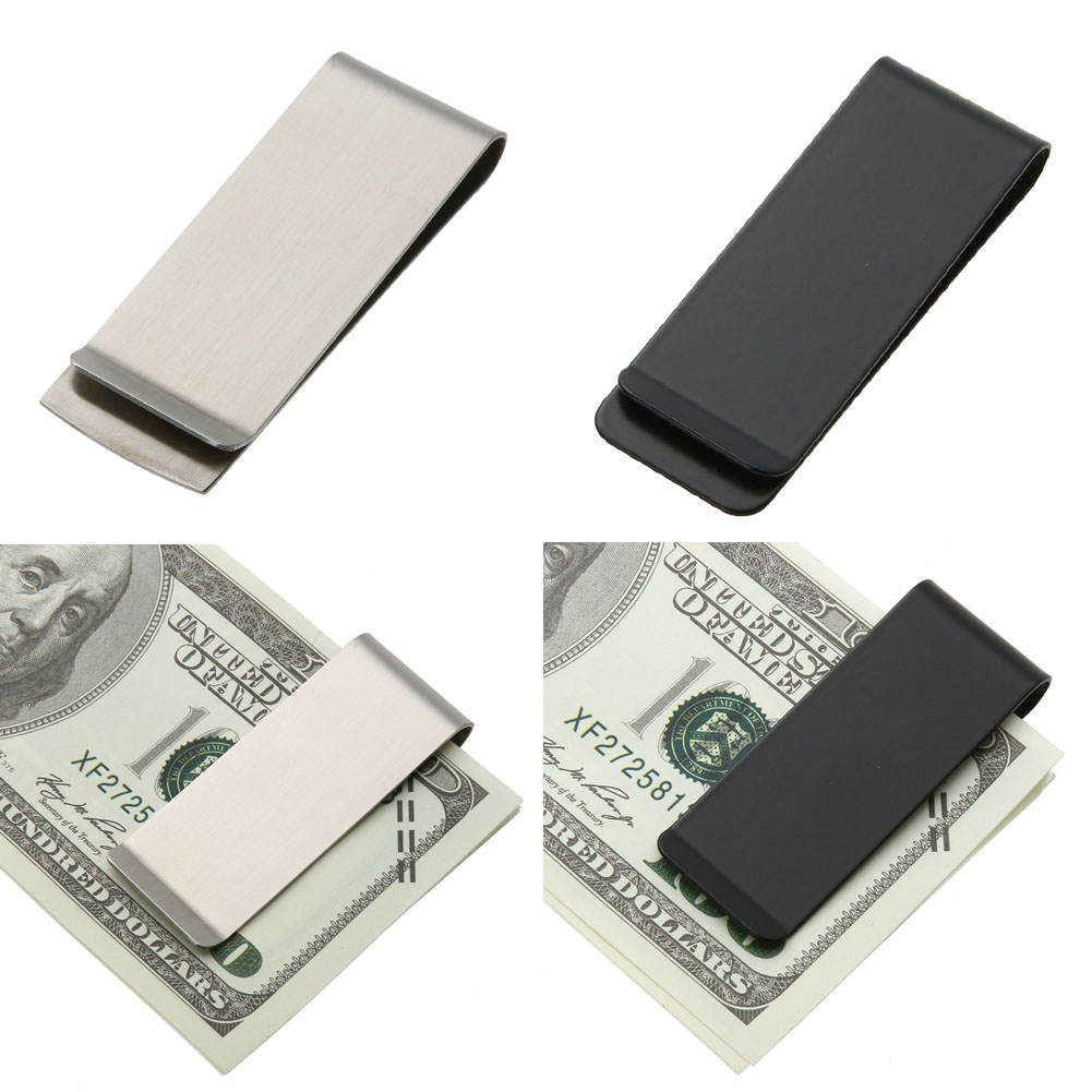 ステンレス製マネークリップ スリムキャッシュクリップ 多機能 - Money Clip Slim のレビューと価格