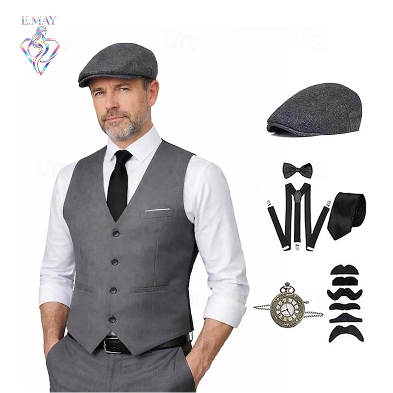 プラスサイズ メンズ 1920年代 ローリング・ギャツビー  - Men'S Accessories In The 1920S のレビューと価格