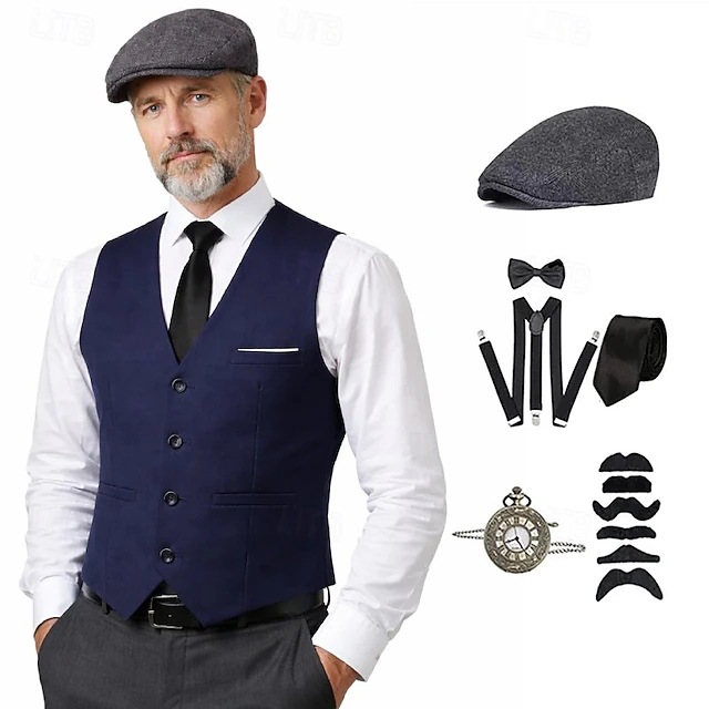 プラスサイズ メンズ 1920年代 ローリング・ギャツビー  - Men'S Accessories In The 1920S のレビューと価格