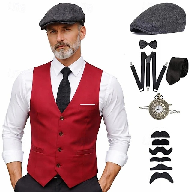 プラスサイズ メンズ 1920年代 ローリング・ギャツビー  - Men'S Accessories In The 1920S のレビューと価格