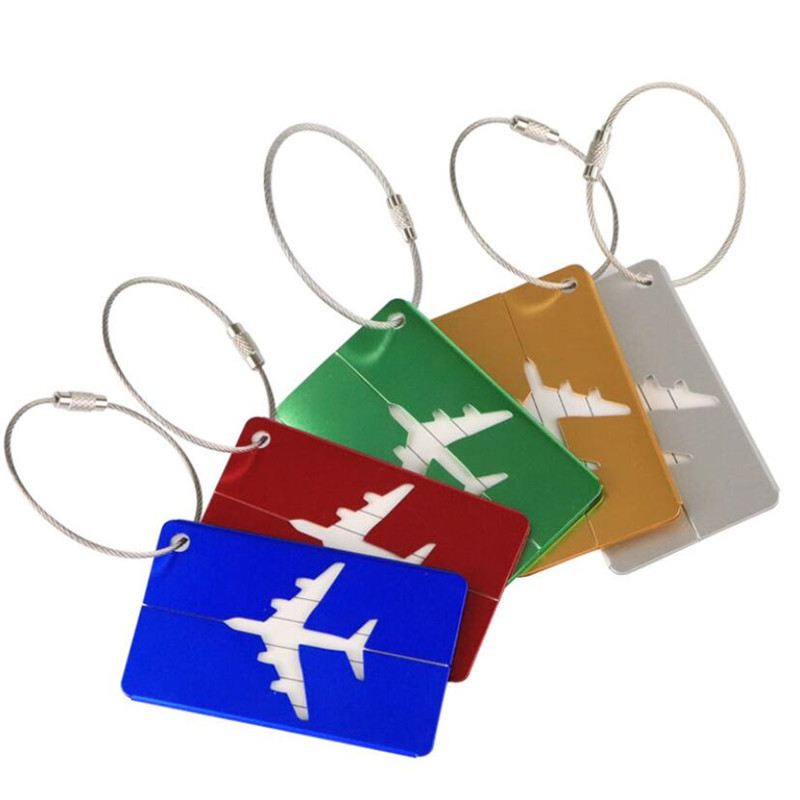 新しいファッション荷物タグアルミ合金女性男性旅行荷物スーツケ - Men Accessories Name のレビューと価格