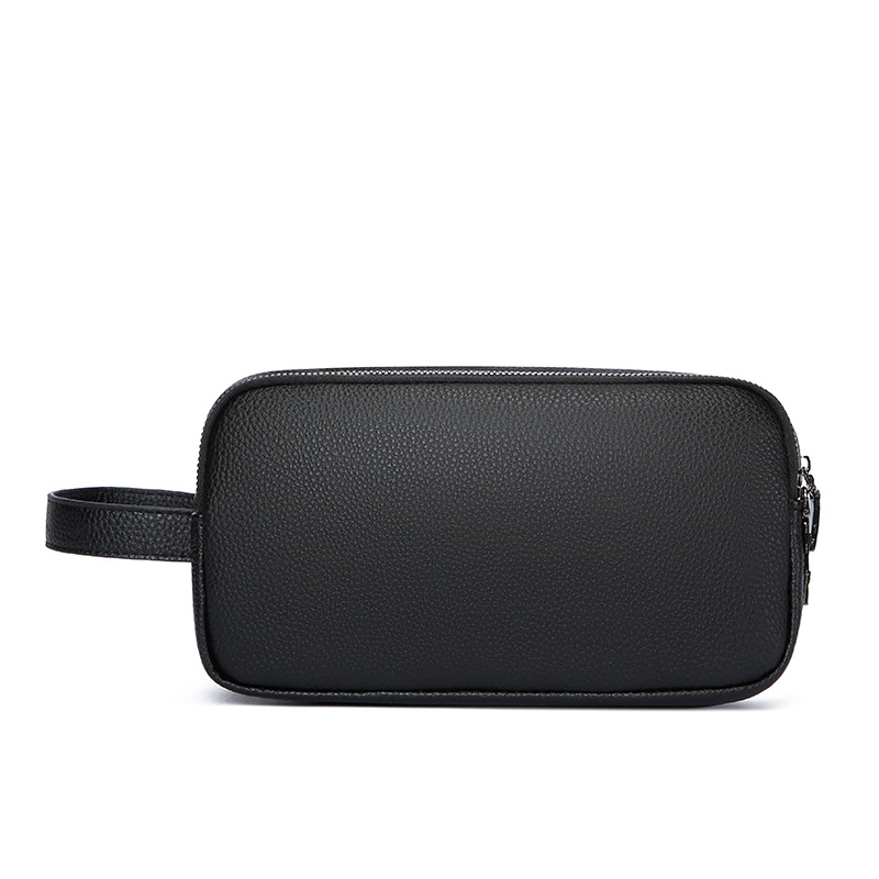 ヴィンテージメンズハンドクラッチバッグ 多層ジッパーコンパー - Travel Organizer Men のレビューと価格