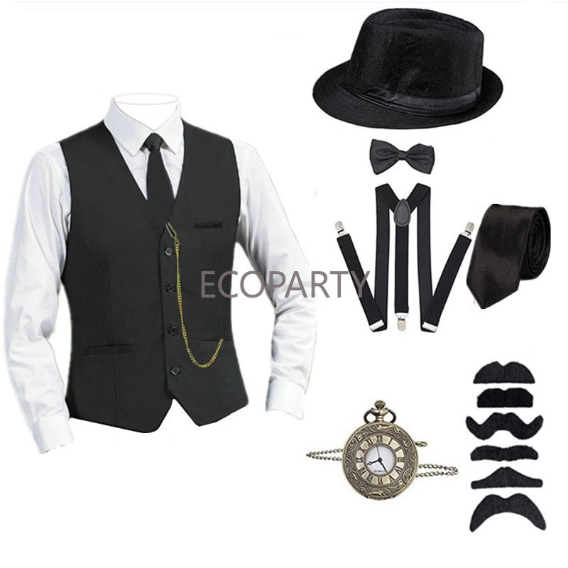 1920年代メンズグレート・ギャタビーガンスターアクセサリー - Men'S Accessories In The 1920S のレビューと価格