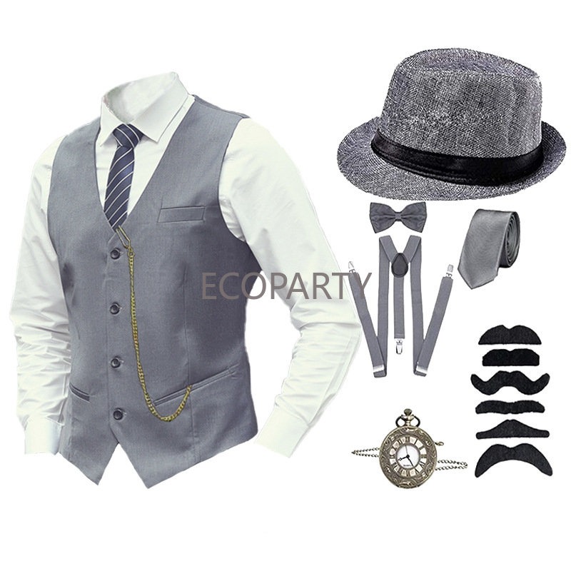 1920年代メンズグレート・ギャタビーガンスターアクセサリー - Men'S Accessories In The 1920S のレビューと価格