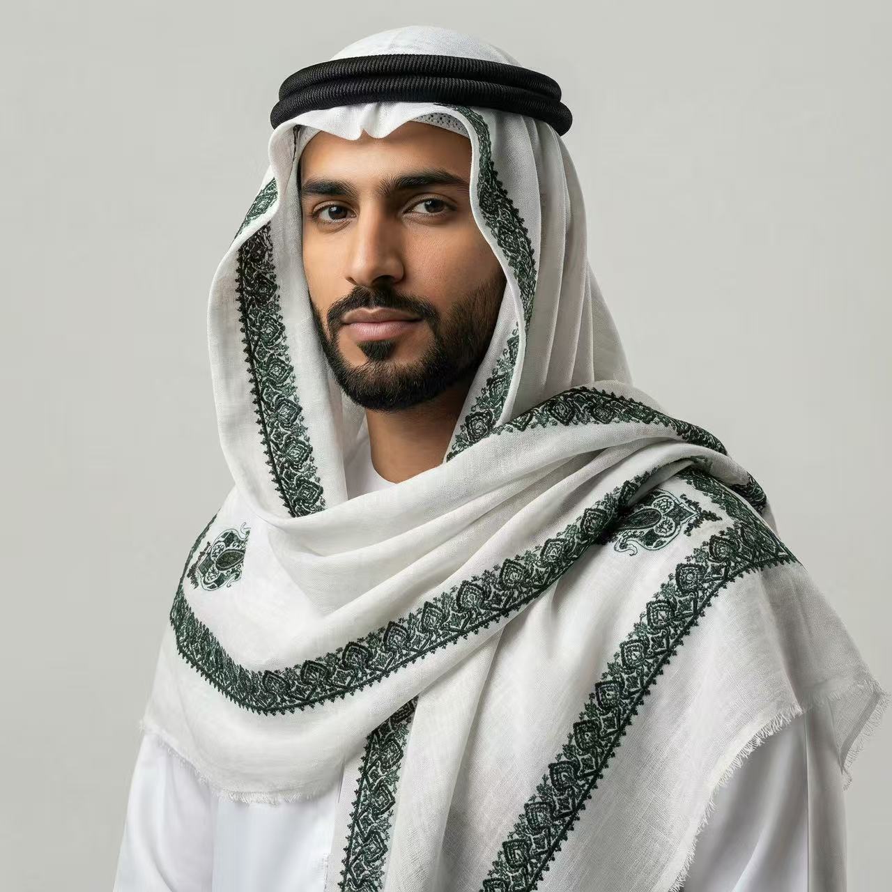 イスラム教徒の男性用ヘッドスカーフ、スカーフ、ヘッドバンド、 - Men'S Accessories のレビューと価格
