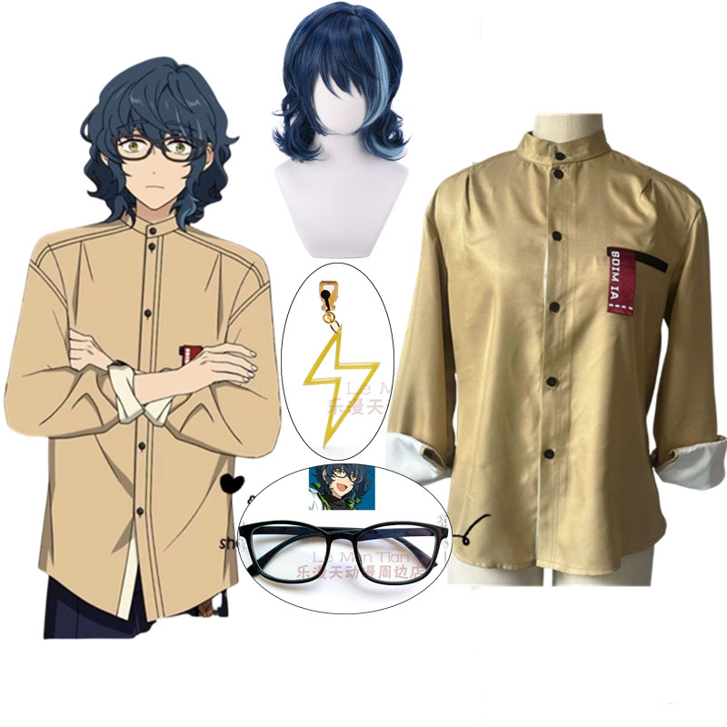 アニメ青葉つむぎコスプレ衣装男性女性長袖シャツ日常衣装ウィッ - Men'S Accessories Japan のレビューと価格