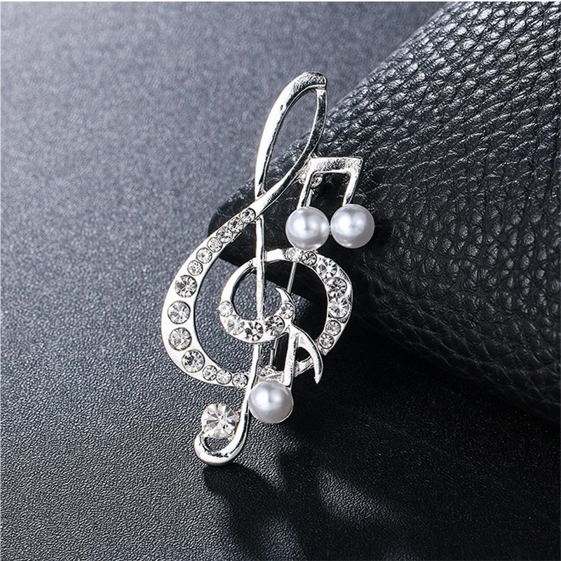 1Pc エレガントな音符ブローチスタイリッシュなスーツアクセ - Men'S Accessories Gift Ideas のレビューと価格