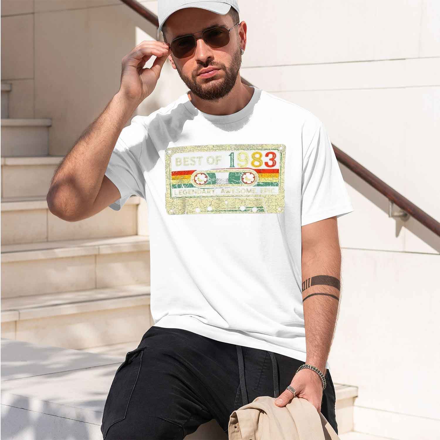 41歳向け 1983年製 CLオリジナル ヴィンテージTシャ - Men'S Accessories Gift Ideas のレビューと価格