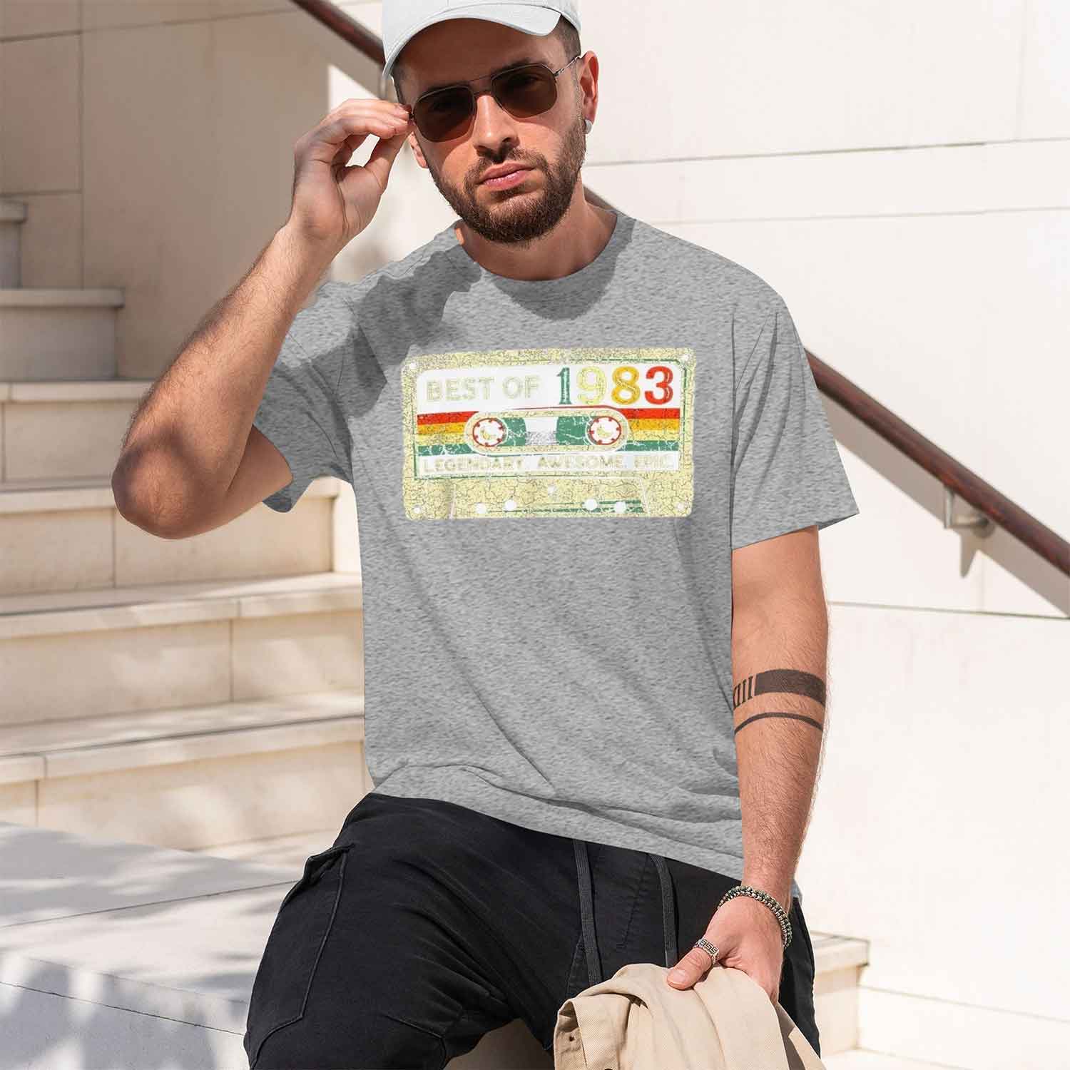 41歳向け 1983年製 CLオリジナル ヴィンテージTシャ - Men'S Accessories Gift Ideas のレビューと価格