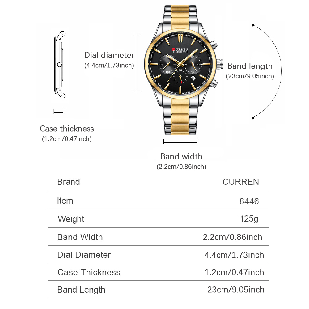 カレンカジュアルクォーツクロノスポーツ腕時計ブランド男性用ス - Men'S Accessories Jewelry Bracelet のレビューと価格
