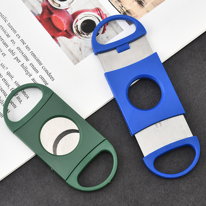 ステンレス鋼シガーカッター,喫煙アクセサリーツール,ダブルブ - Cigar Cutter Set のレビューと価格