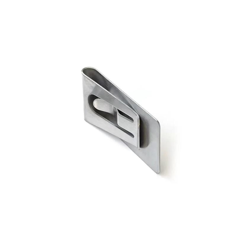 ステンレス製マネークリップ スリムフロントポケット財布 最大 - Money Clip Slim のレビューと価格