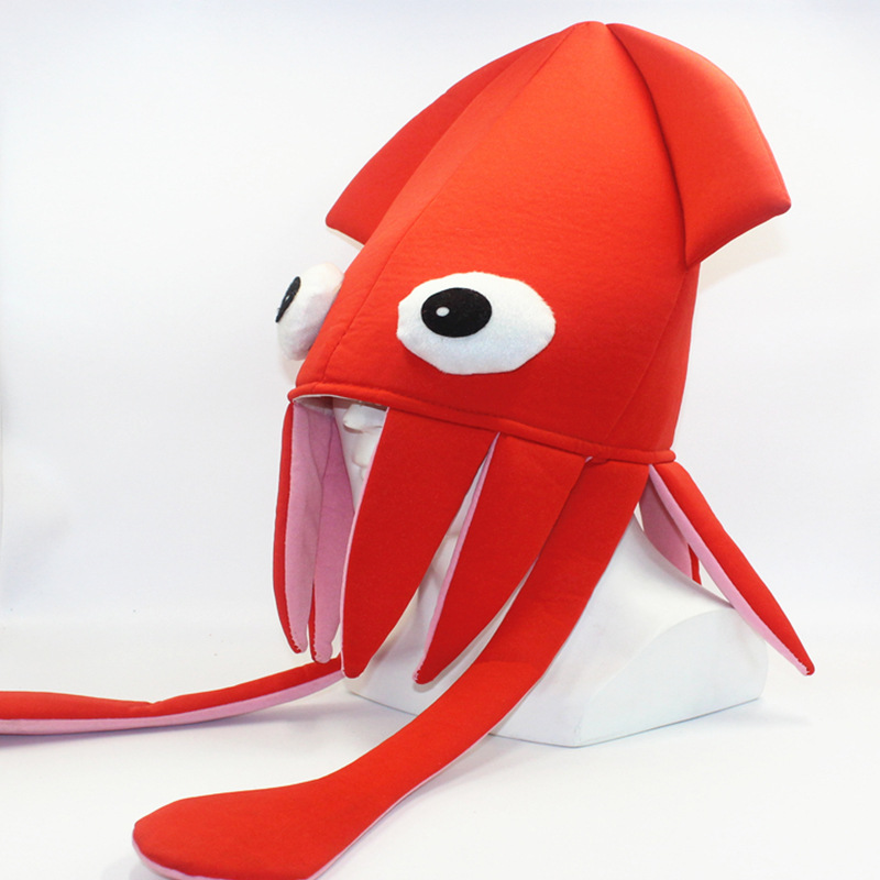 男性女性ファッション楽しいイカコスチュームアクセサリー柔らか - Men Accessories For Beach のレビューと価格