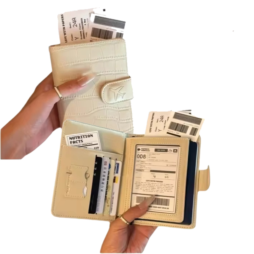 PUレザーパスポートカバー 男女兼用オーガナイザー - 保護 - Travel Organizer Men のレビューと価格