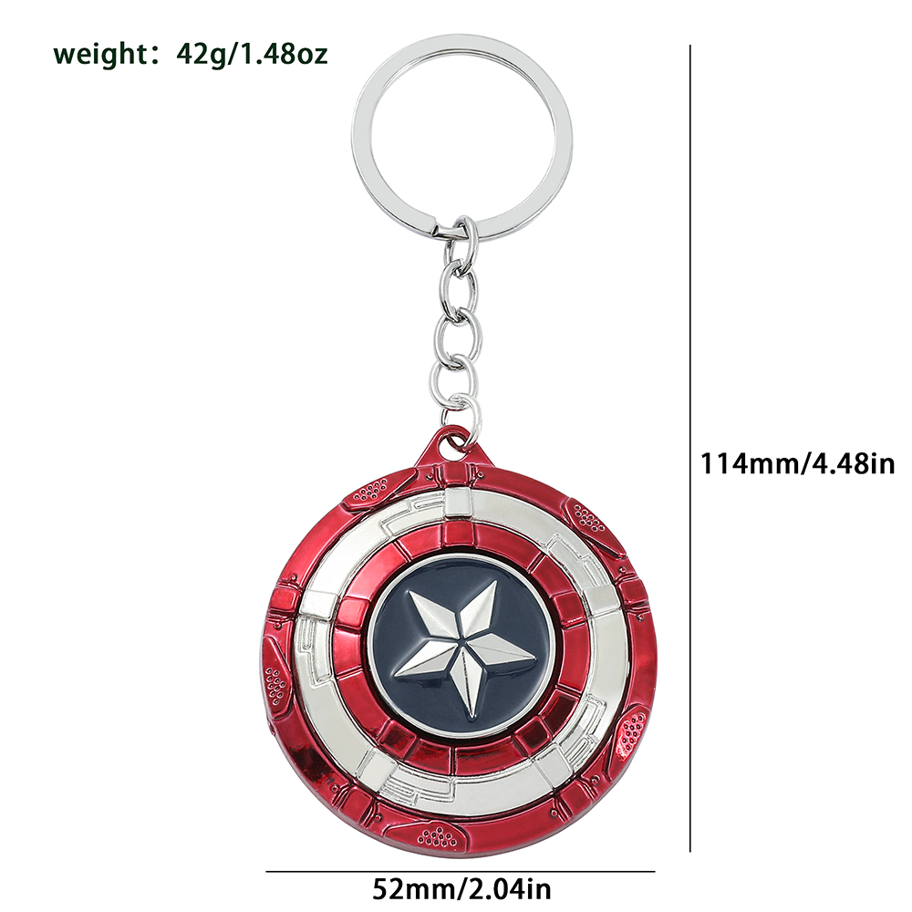 アベンジャーズ キャプテン・アメリカ シールドキーチェーン  - Men'S Accessories のレビューと価格