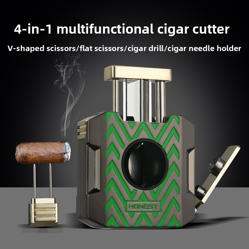 HONEST 4 in 1 シガーツールセット - プレミア - Cigar Cutter Set のレビューと価格
