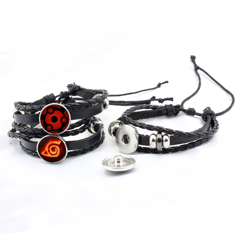 アニメアクセサリー革ブレスレットコスプレアニメフィギュアうず - Men'S Accessories Jewelry Bracelet のレビューと価格