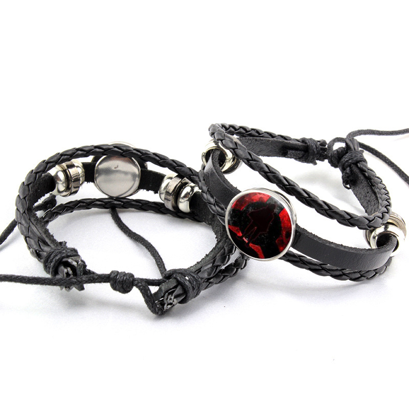 アニメアクセサリー革ブレスレットコスプレアニメフィギュアうず - Men'S Accessories Jewelry Bracelet のレビューと価格