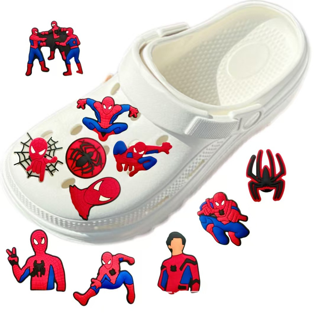 18個入り 新しい漫画スパイダーマンDIYアクセサリー PV - Men'S Accessories Gift Ideas のレビューと価格