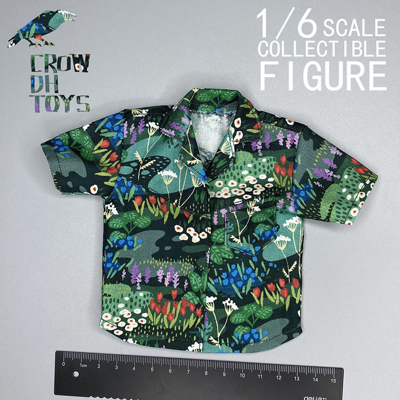 1/6 男性兵士 Tシャツ原宿ハワイアンビーチホリデーシャツ - Men Accessories For Beach のレビューと価格