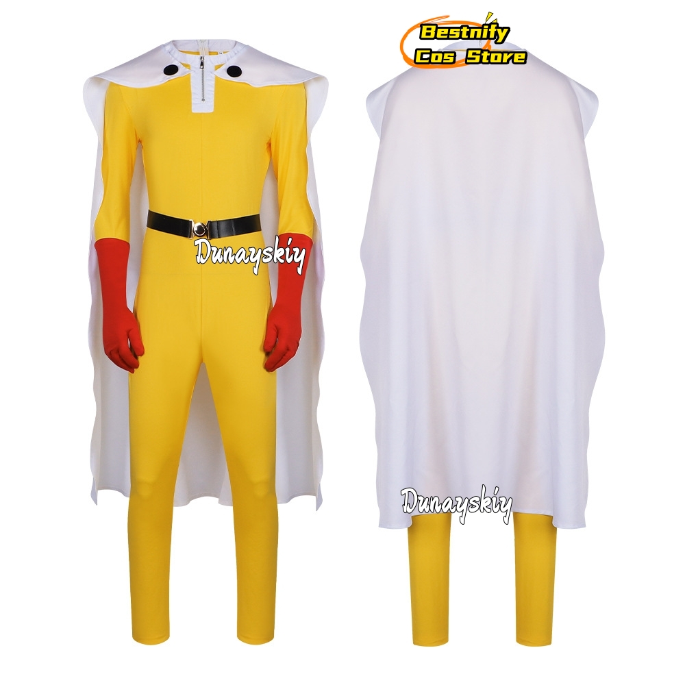 埼玉マン コスプレ ジャンプスーツ コスチューム {Best - Men'S Accessories Japan のレビューと価格